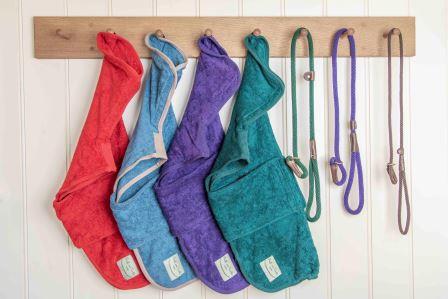 Ruff and Tumble Dog Drying Coat - Sandringham Blue - Image 3